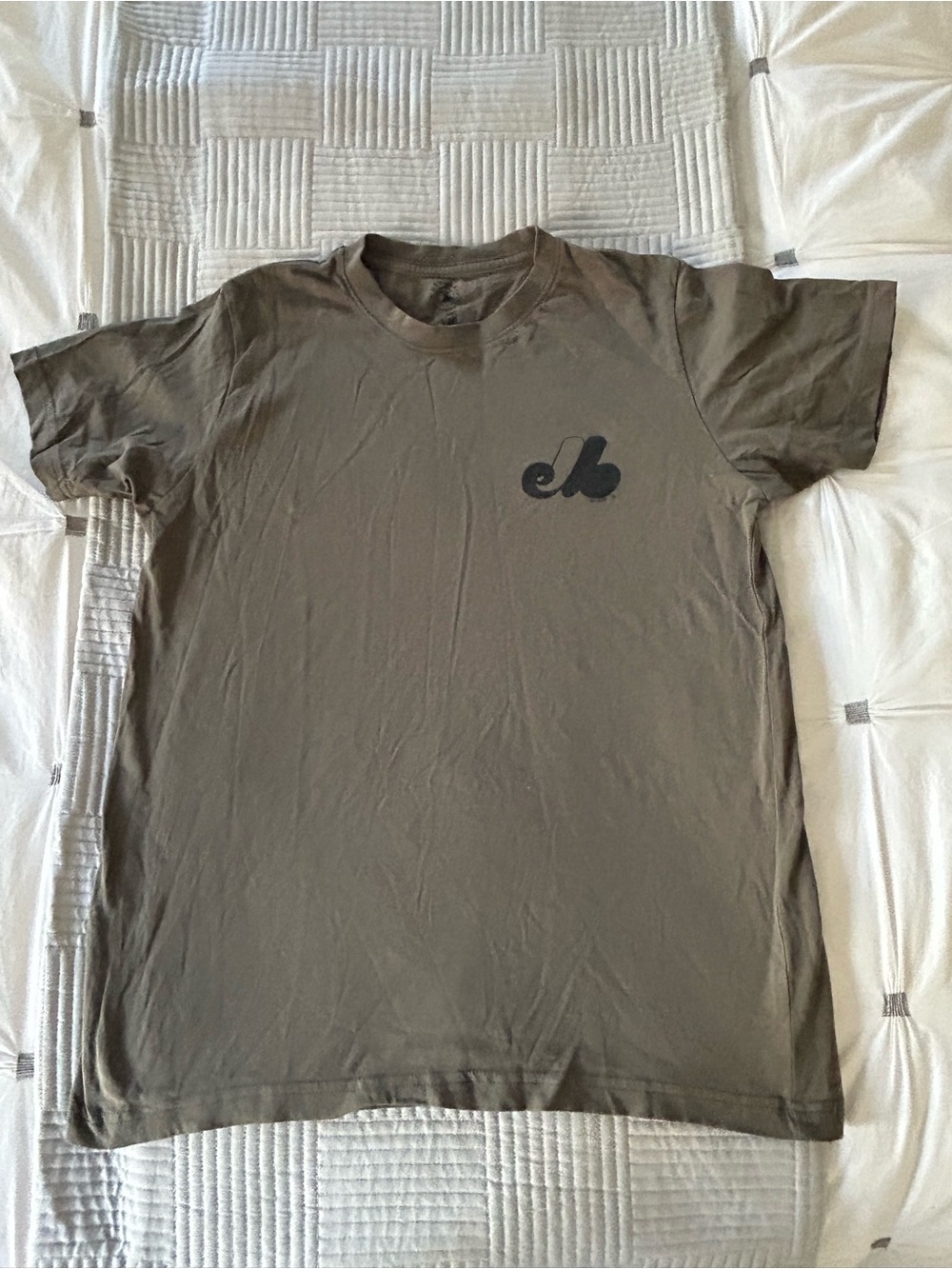 Genuine Merchandise Youth Montreal Expos Olive Tee